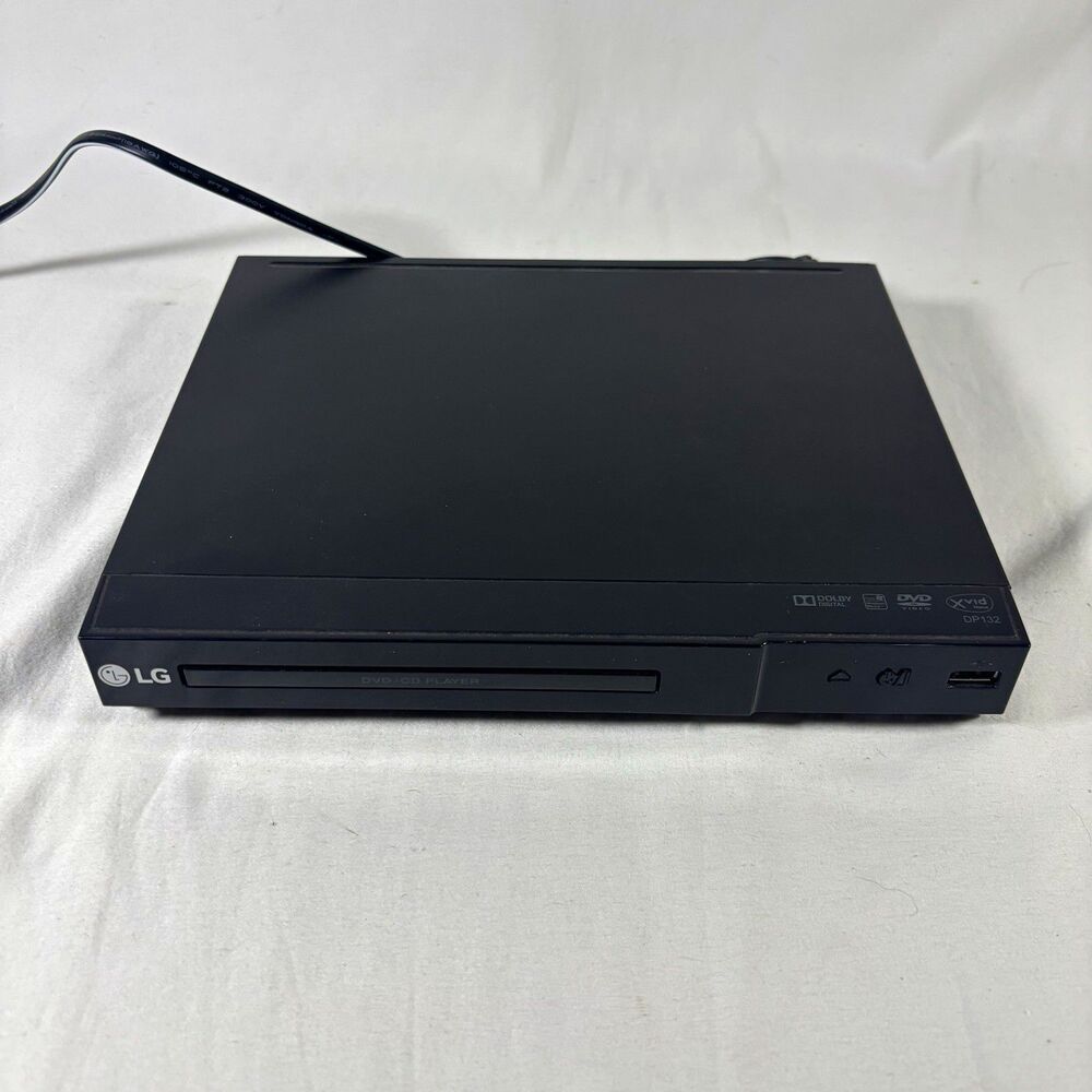 LG DP132 DVD Player Dolby Digital Xvid Home DVD Composite RCA Black